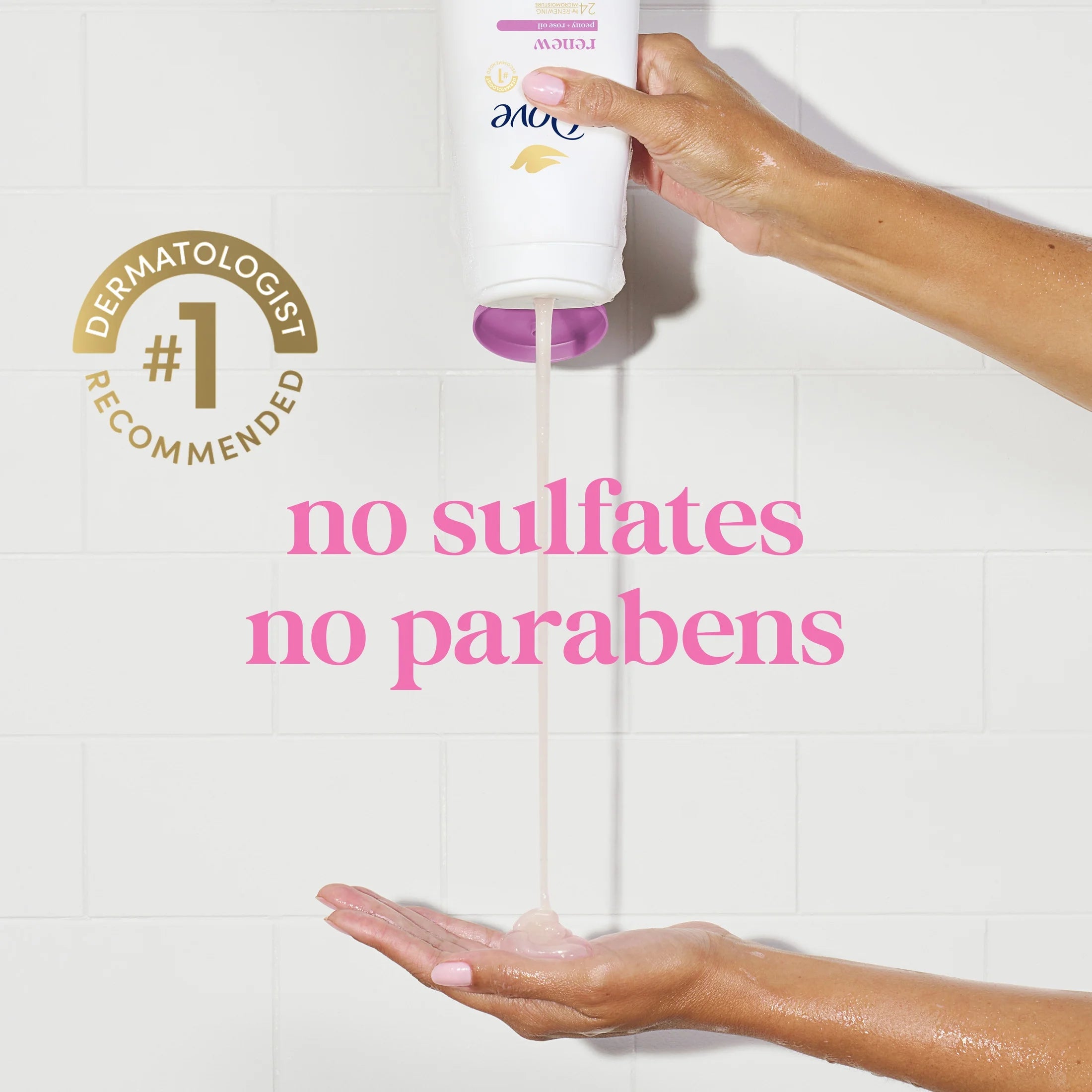 Women'S Body Wash Renewing Peony & Rose Oil Gentle Skin Cleanser All Skin, 20 Oz