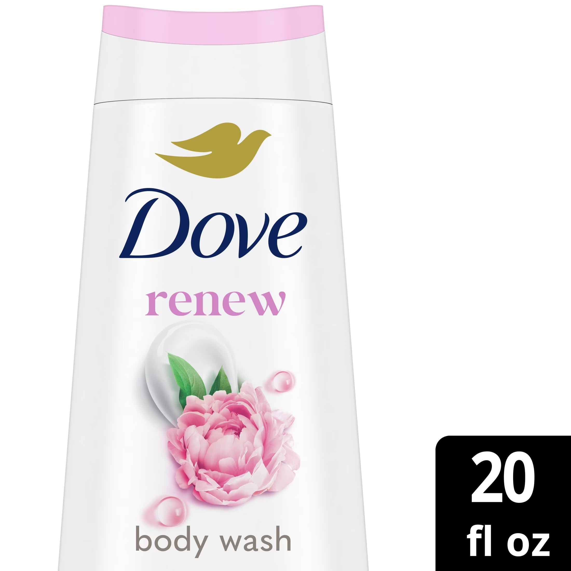 Women'S Body Wash Renewing Peony & Rose Oil Gentle Skin Cleanser All Skin, 20 Oz