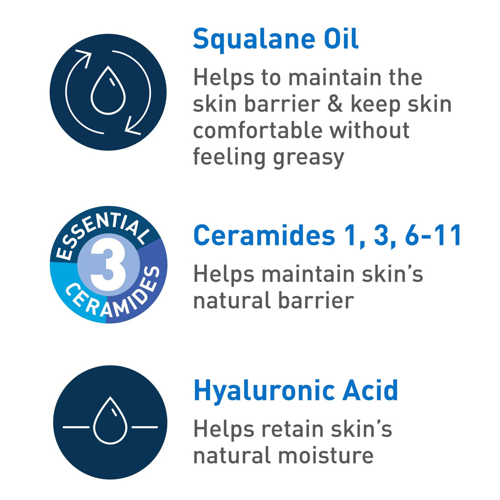 Hydrating Foaming Oil Facial Cleanser for Dry to Very Dry Skin 12 Fl Oz
